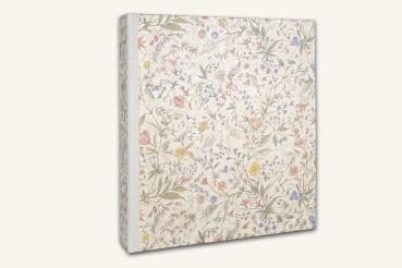 Noble folder with gilded paper and white linen edges